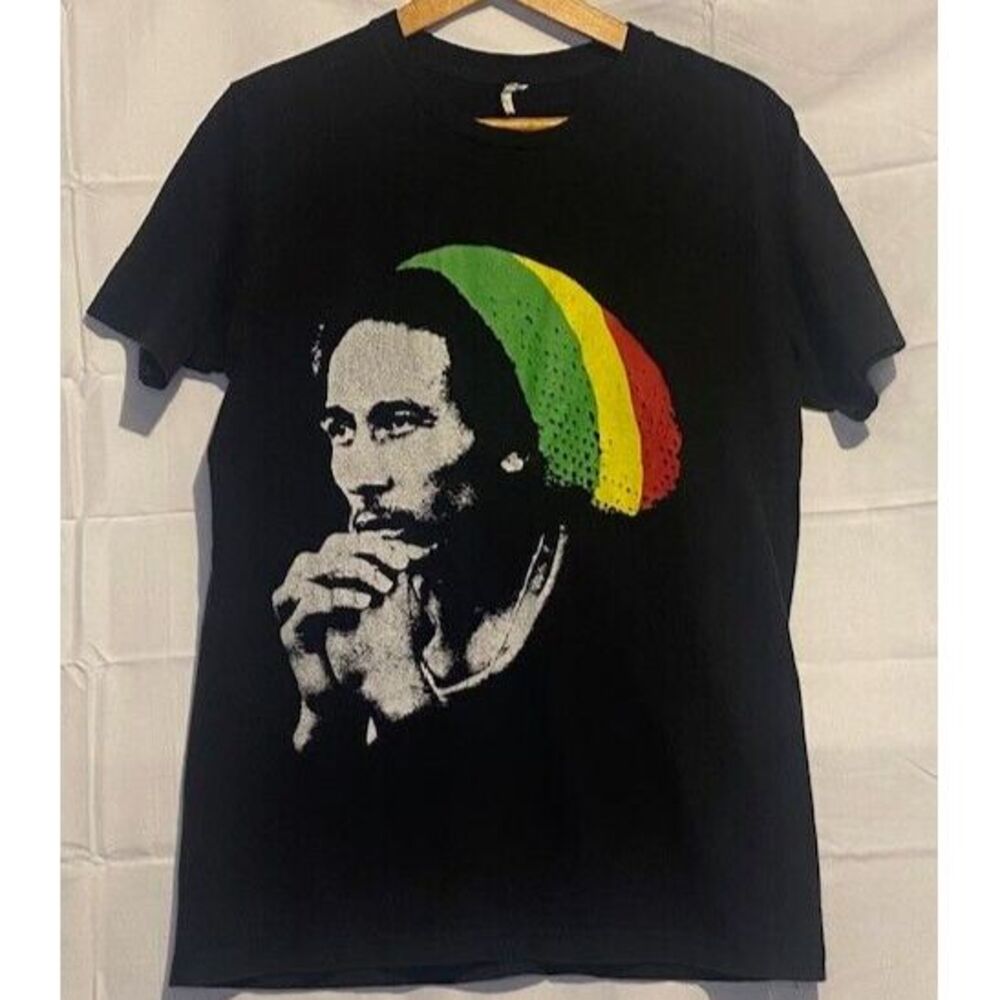 BOB MARLEY Reggae SEL CLASSIC MEDIUM 100%‎ COTTON pre shrunk